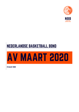 Av MAART 2020