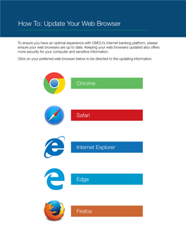 How To: Update Your Web Browser