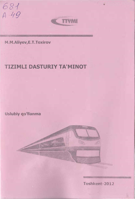 Tizimli Dasturiy Ta'minot