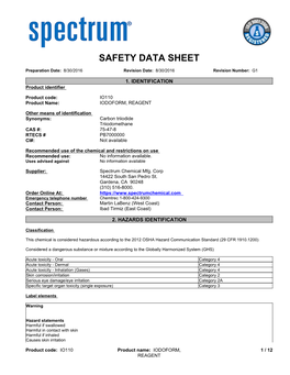 Safety Data Sheet