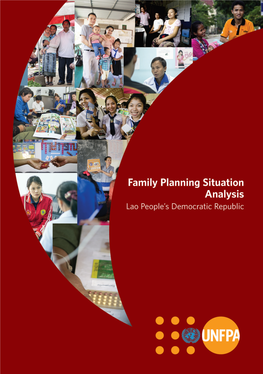 Family Planning Situation Analysis Lao People’S Democratic Republic