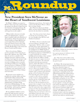 New President Sees Mcneese As the Heart of Southwest Louisiana Dr