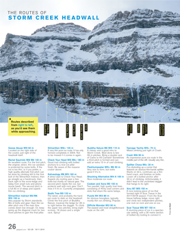 Storm Creek Headwall