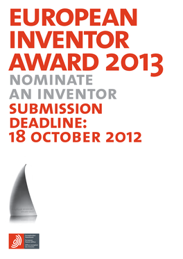 European Inventor Award 2013 Brochure