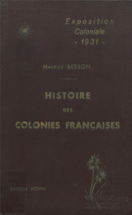 Histoire Des Colonie S Françaises