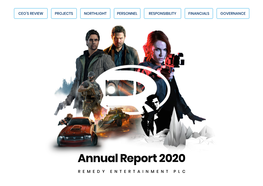 Annual Report 2020 REMEDY ENTERTAINMENT PLC