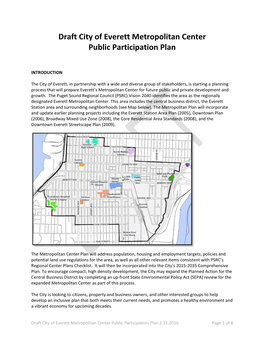 Public Participation Plan