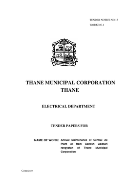 Thane Municipal Corporation Thane