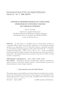 International Journal of Pure and Applied Mathematics ————————————————————————– Volume 54 No