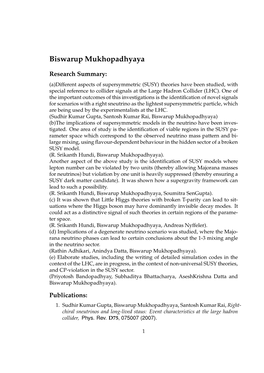 Biswarup Mukhopadhyaya