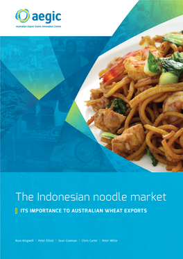 The Indonesian Noodle Market