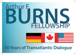 30 Years of Transatlantic Dialogue “For Me, I Can Say the Fellowship Made My Subsequent Career