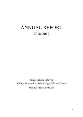 Annual Report 2018-2019