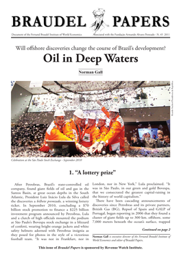 Oil in Deep Waters