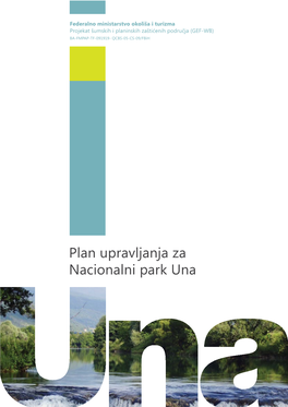 Plan Upravljanja Za Nacionalni Park Una