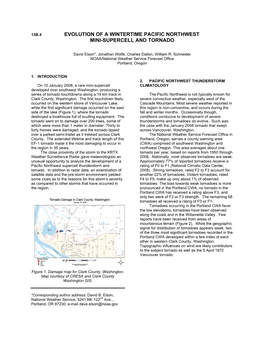 Evolution of a Wintertime Pacific Northwest Mini-Supercell and Tornado