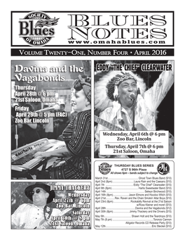 Blues Notes April 2016