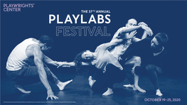 OCTOBER 19–25, 2020 Nora Montañez and the Cast Pan Genesis by Marvin González De León in Movement Created by Pedro Pablo Lander, Presented in Playlabs 2019