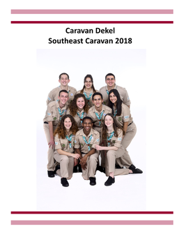 Caravan Dekel Southeast Caravan 2018 MEET GALI Hello, My Name Is Gali and I'm 16 Years Old