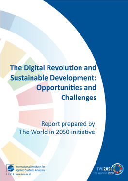 The Digital Revolu on and Sustainable Development