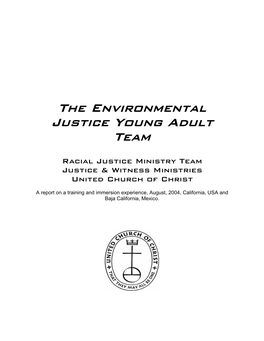 The Environmental Justice Young Adult Team