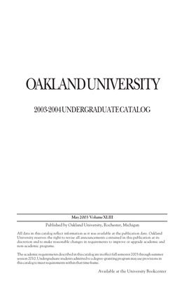 2003-2004 Catalog