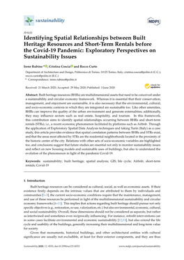 Identifying Spatial Relationships Between Built Heritage