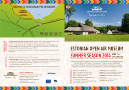 Estonian Open Air Museum Summer Season 2014