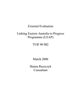 Final Version External Evaluation of LEAP.Pdf