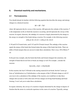 Klein 6 Thermo-Kinetics