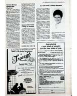 JUNE 21, 1985 Ao, PER COPY Spreading the Word "Precious Legacy" in Hartford