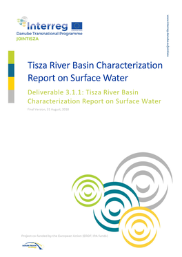 Tisza River Basin Characterization Report on Surface Water