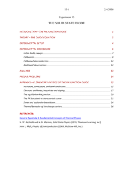 The Solid State Diode