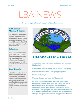 November Newsletter