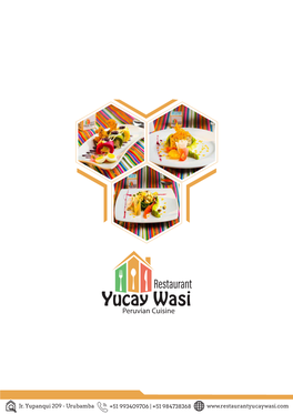 Carta Yucay Wasi 2021 Con Precios