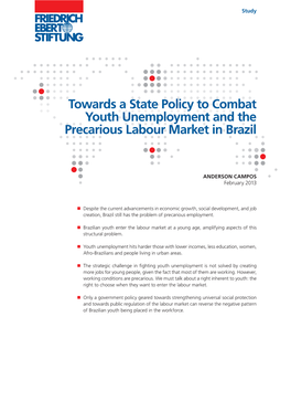 Towards a State Policy to Combat Youth Unemployment and the Precarious Labour Market in Brazil