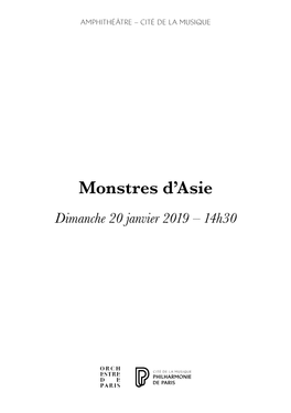 Monstres D'asie