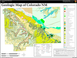 Geologic Map of Colorado National Monument and Strike of Vertical Foliation Known Or Certain Inferred Adjacent Areas, Mesa County, Colorado: U.S