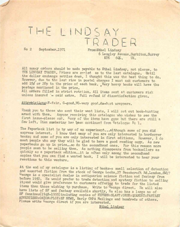 No 2 September.1971 From;Ethel Lindsay 6 Langley Avenue.Surbiton.Surrey KT6 6QL