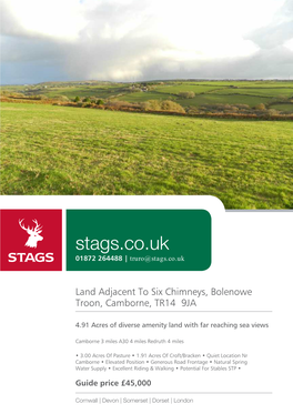 Stags.Co.Uk 01872 264488 | Truro@Stags.Co.Uk