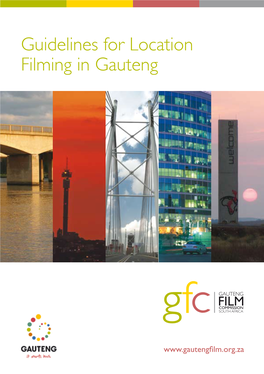 Guidelines for Location Filming in Gauteng Johannesburg Skyline at Sunset (Image Courtesy of Johannesburg Tourism Company/Walter Knirr)