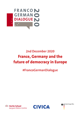 France, Germany and the Future of Democracy in Europe