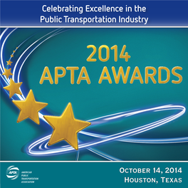 2014 APTA Awards Program