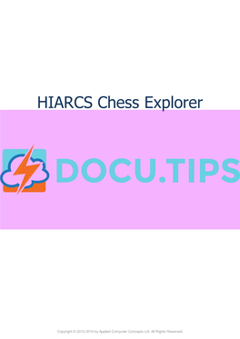 HIARCS Chess Explorer