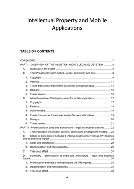 Intellectual Property and Mobile Applications