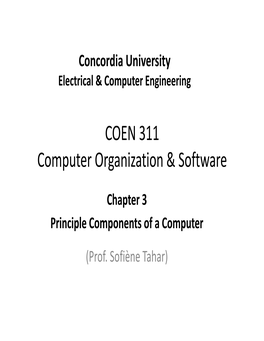 CPU Memory IR: Instruction Register (Byte Organized) Interpreter: Control Unit PC: Program Counter INC: Incrementer Execution Steps for “Add” Instruction