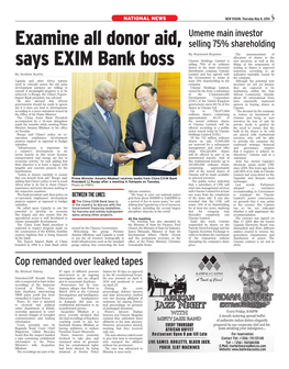 Examine All Donor Aid, Says EXIM Bank Boss