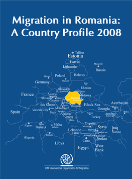 A Country Profile 2008 Migration in Romania