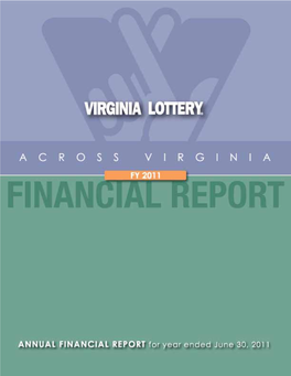 State Lottery Department Financial Statements for the Year Ended June 30, 2011