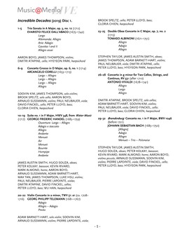 Liner Notes by Patrick Castillo © 2019 a Composer Than As an Instrumentalist